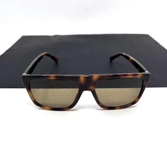 Gucci GG0450S 003 Tortoise Brown Sunglasses Frame 57-17 145 Made Italy main image 6
